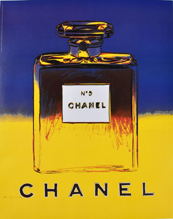 coco chanel perfume poster